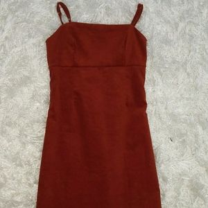 Rust Pacsun corduroy dress